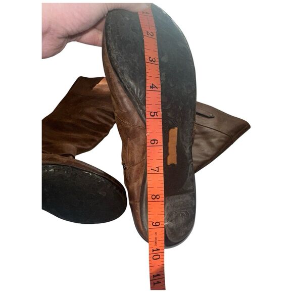 Born Brown Leather Riding Boots Women’s 8 Harness Buckle Equestrian Western - Picture 14 of 14